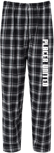 Unisex Flannel PJ Bottoms BM6624 w/ Vinyl Text