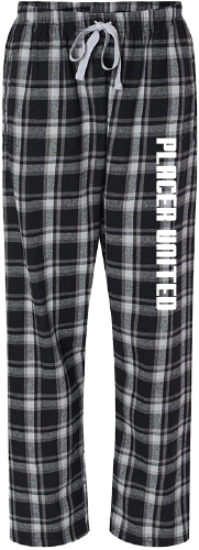 Ladies Flannel PJ Bottoms- w/Vinyl print