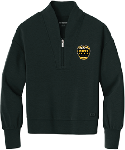 Ladies 1/4 zip OGIO Transcend 1/4-Zip w/ Embroidered Logo