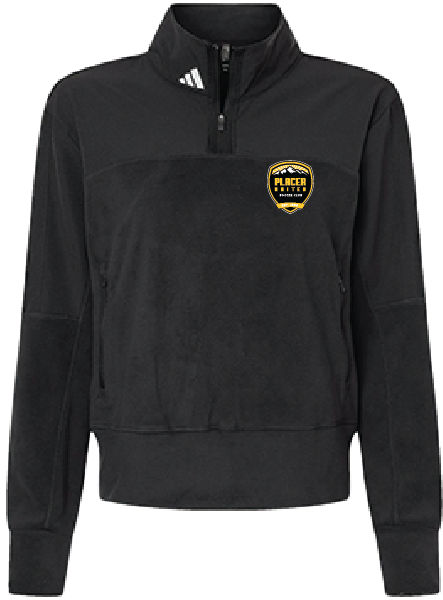 Ladies Adidas - Fleece Quarter-Zip Pullover - A601