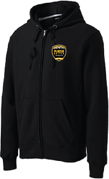 Unisex Sport-Tek Super Heavyweight Full-Zip Hooded Sweatshirt w/ Embroidered Logo