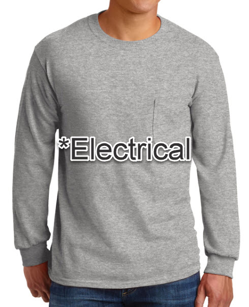 2410 Ultra Cotton 100% Cotton Long Sleeve T-Shirt with Pocket