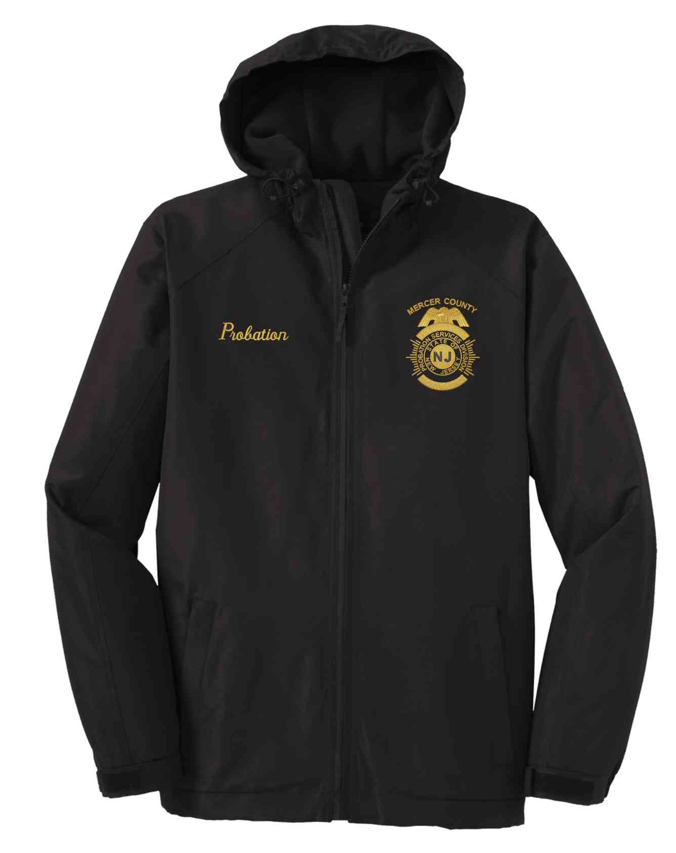 J327 Embroidered Port Authority Hooded Charger Jacket