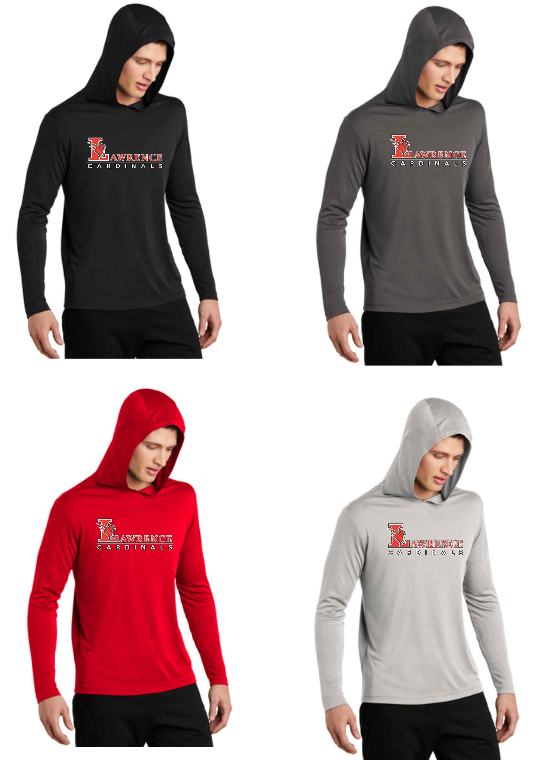 ST358 Lawrence Hooded performance T-shirt
