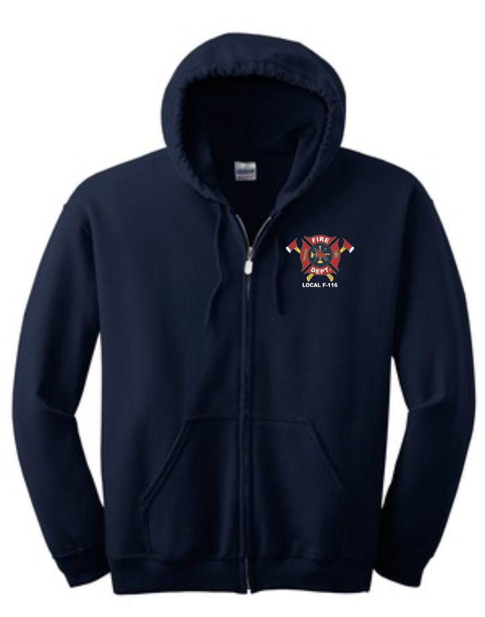 Full Zip Hooded Sweatshirt (18600)