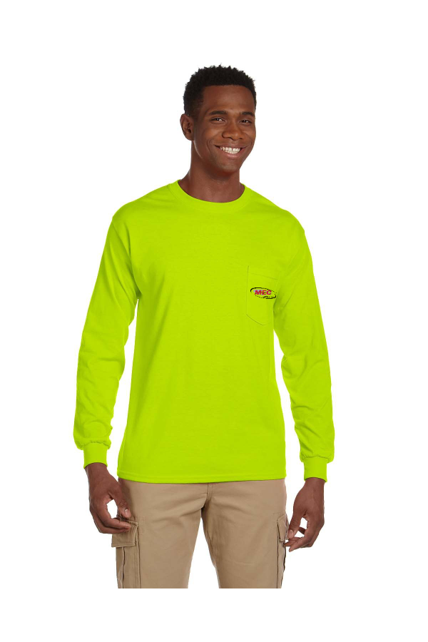 Adult Ultra Cotton Long-Sleeve Pocket T-Shirt