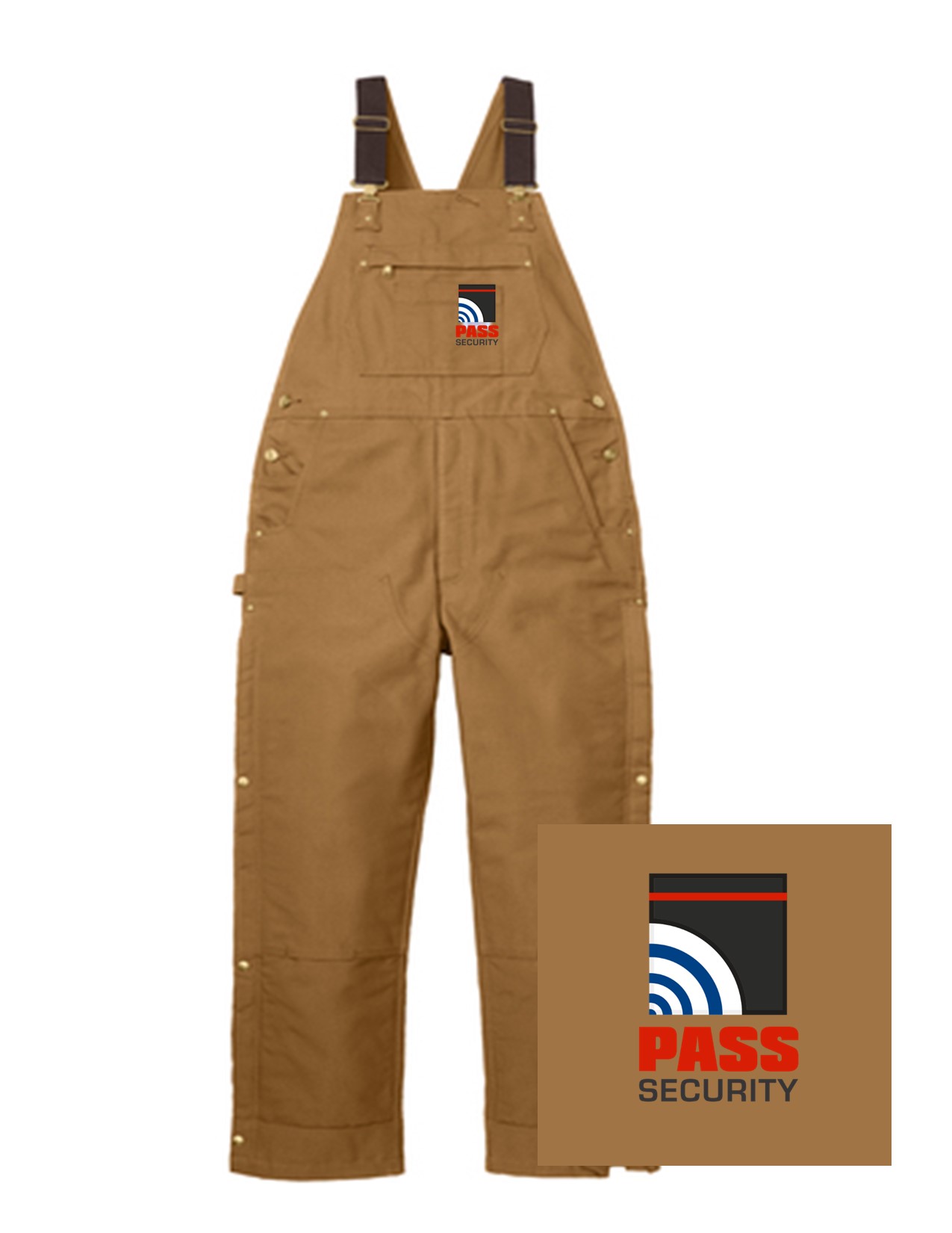 23 CT104393 Firm Duck Insulated Bib Overalls - REGULAR