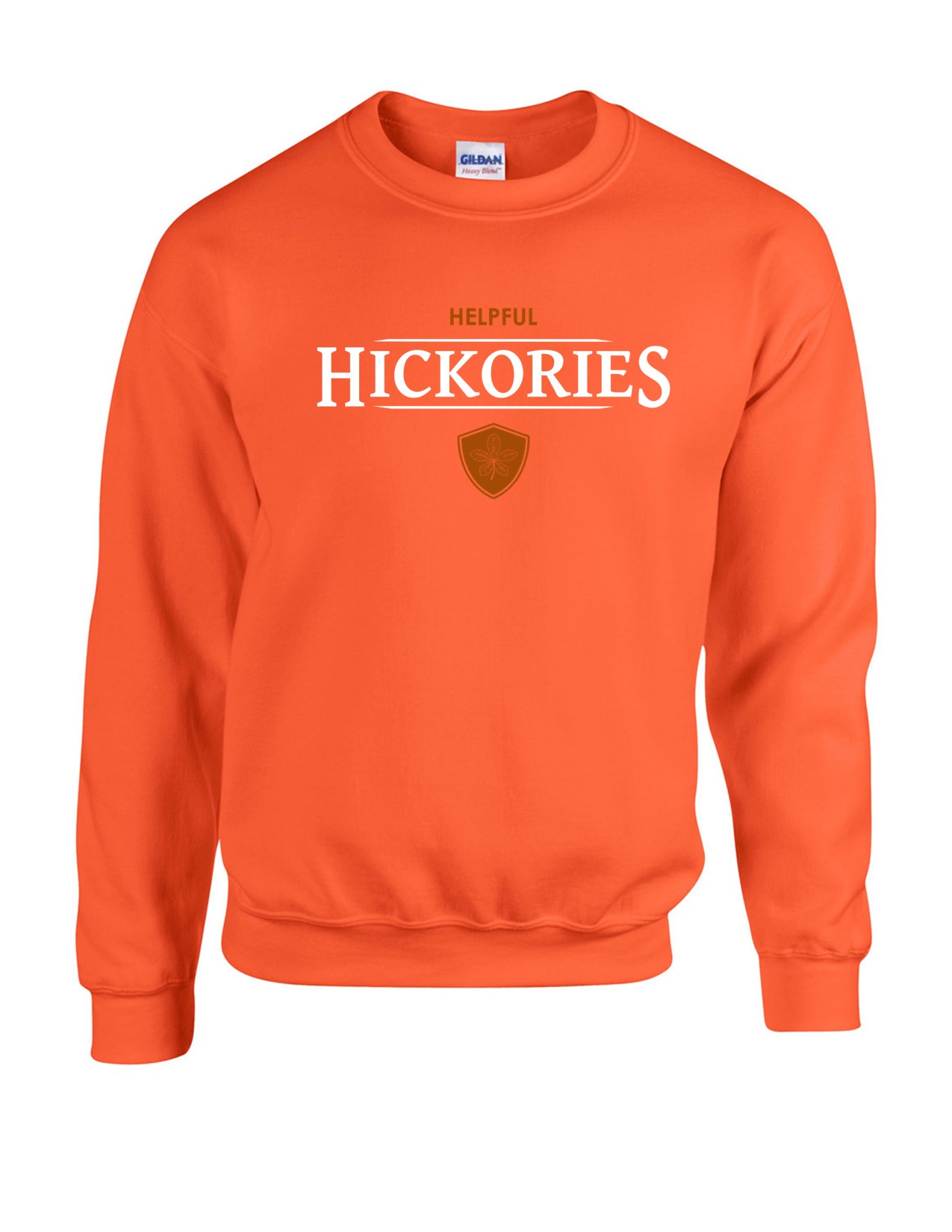 71c Gildan G1800 ADULT Fleece Crewneck with Hickory House Print