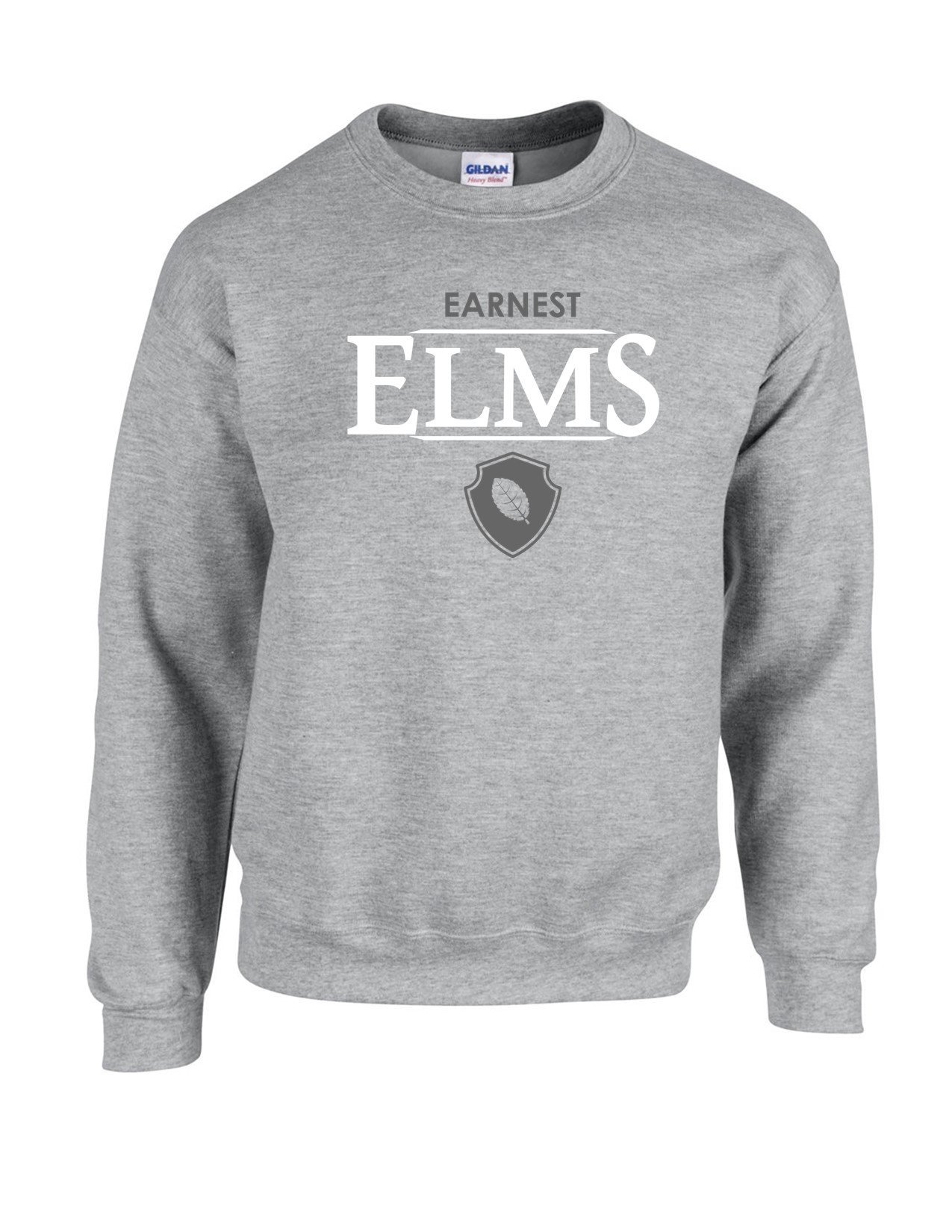 71e Gildan G1800 ADULT Fleece Crewneck with Elm House Print