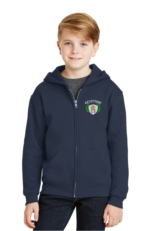 Keystone Youth Fleece Full Zip Hoodie