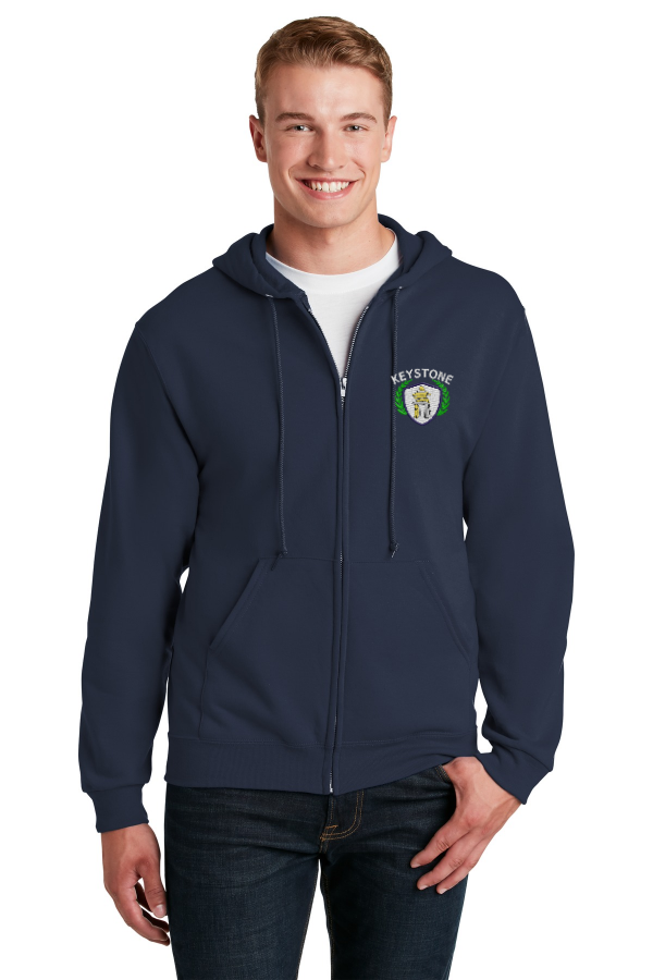 Keystone Adult Fleece Full Zipper Hoodie