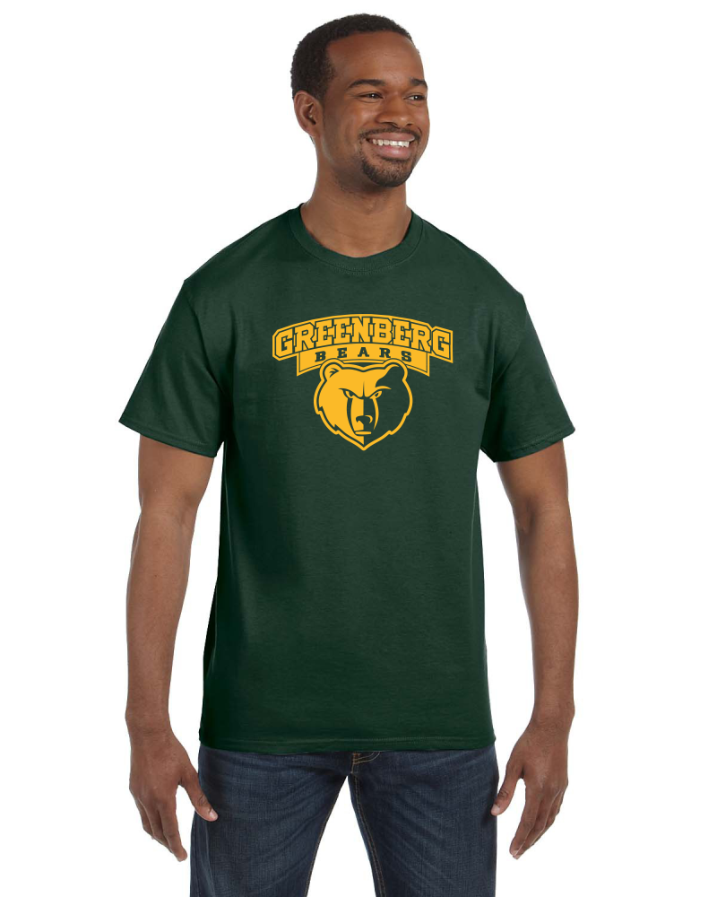 G29MDG Adult Dark Green Tee Shirt