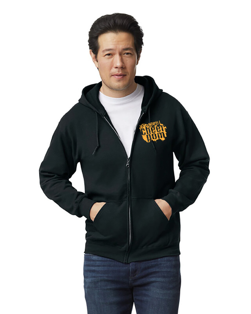 Fan Gear -Adult Full-Zip Hooded Sweatshirt-GD343