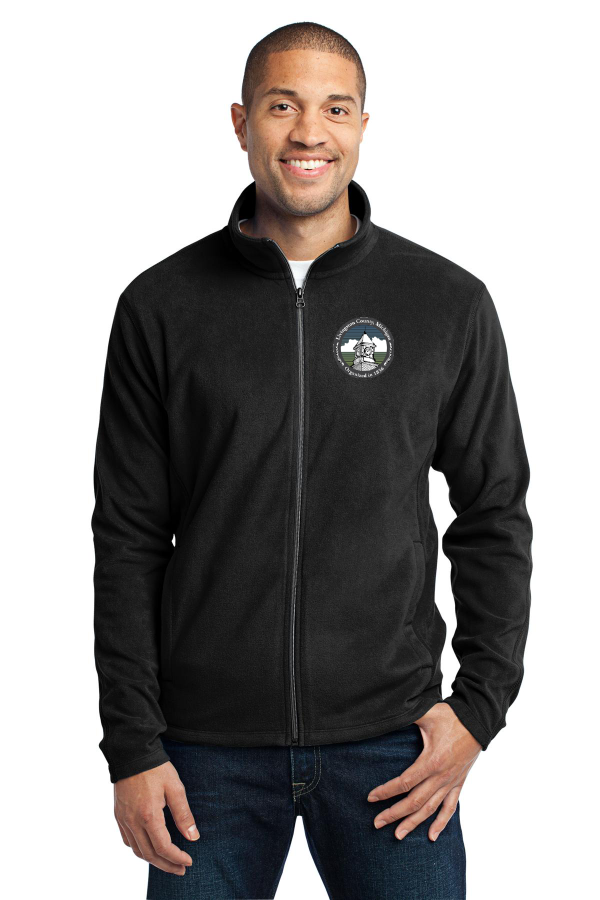 Men's Microfleece Jacket - Embroidered Logo-F223