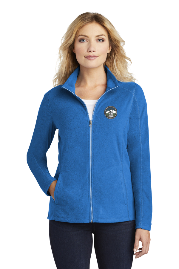 Ladies Microfleece Jacket - Embroidered Logo - L223