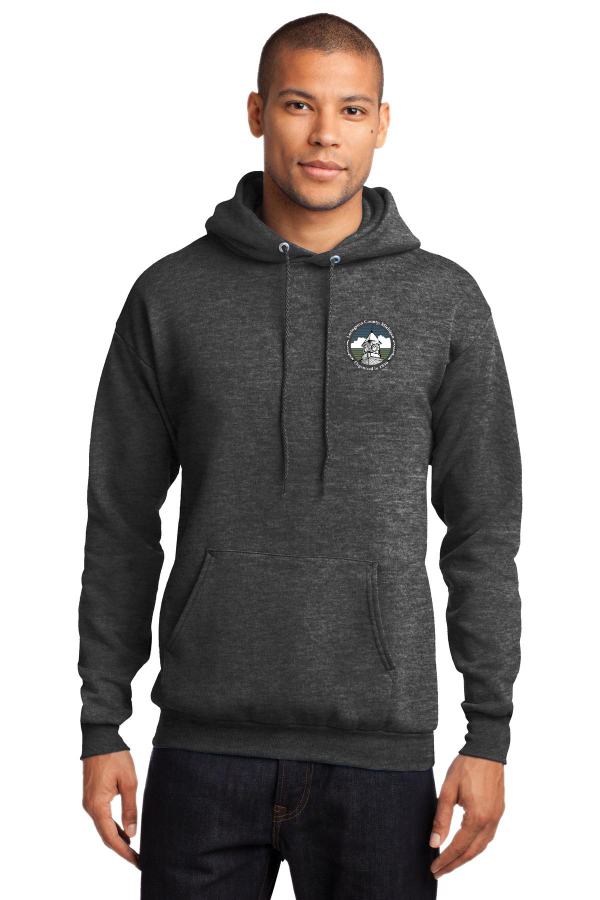 Adult Fleece Pullover Hooded Sweatshirt - Printed Logo-PC78H