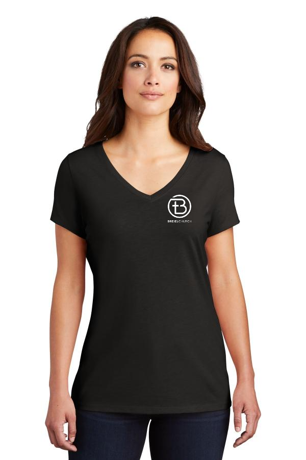 Women s Logo V-Neck with white print