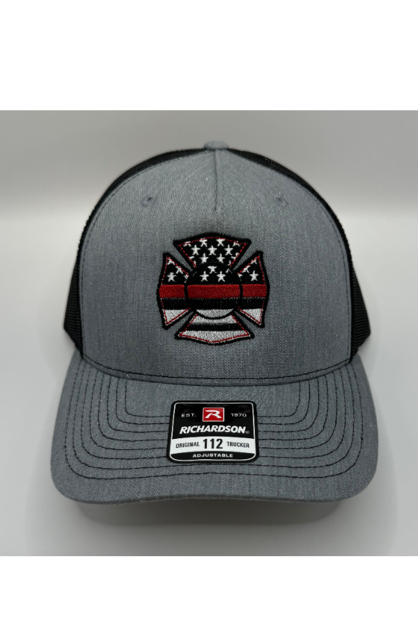 Richardson - Five-Panel Trucker Cap - 112FP / Thin Red Line Maltese