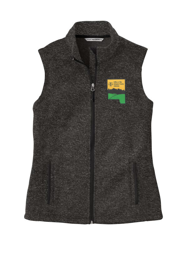 Ladies Sweater Fleece Vest L236