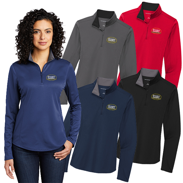 Port Authority Ladies Silk Touch Performance 1/4-Zip