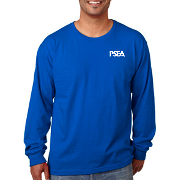 Unisex Blue Long Sleeve T-shirt