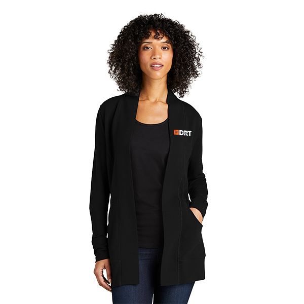 Ladies Microterry Cardigan