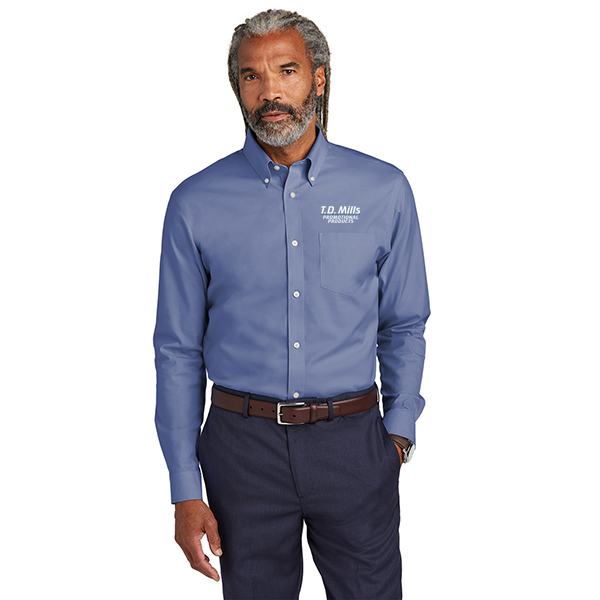 Brooks Brothers Wrinkle-Free Stretch Pinpoint Shirt