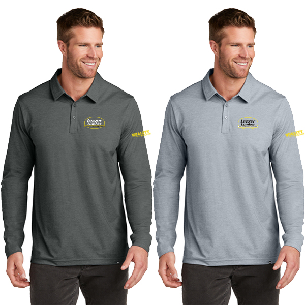 TravisMathew Oceanside Heather Long Sleeve Polo