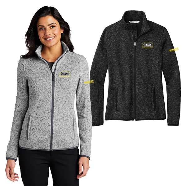 Ladies Sweater Fleece Jacket