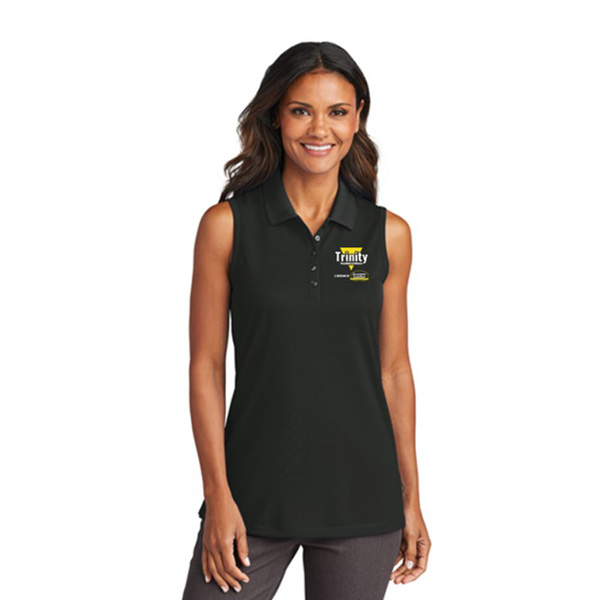 Port Authority Ladies Dry Zone UV Micro-Mesh Sleeveless Polo - TRINITY