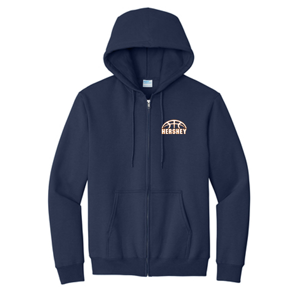 Port & Company - Essential Fleece Full-Zip Hooded Sweatshirt