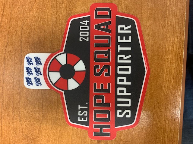 Hope Squad Supporter Sticker X1