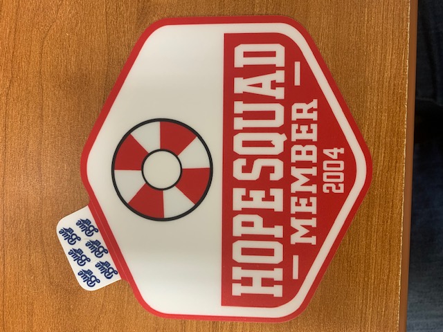 Hope Squad Member Sticker X 10