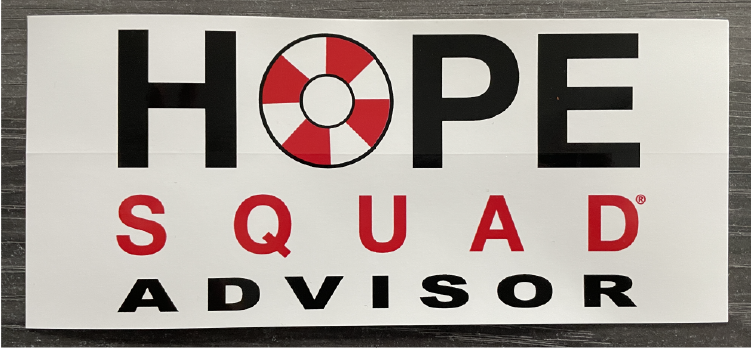 Hope Squad Advisor Decal