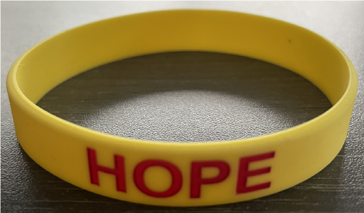 Hope Wristband Yellow