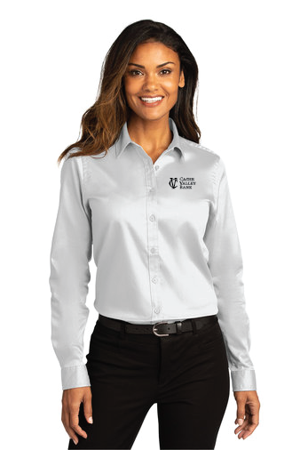 Ladies Long Sleeve SuperPro ReactTwill Shirt