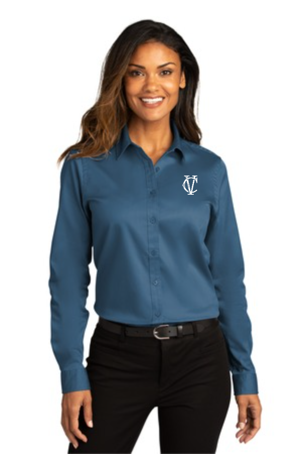 Ladies Long Sleeve SuperPro ReactTwill Shirt