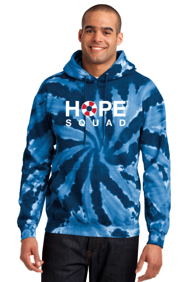 Customized Port & Company Tie-Dye Pullover Hooded Sweatshirt