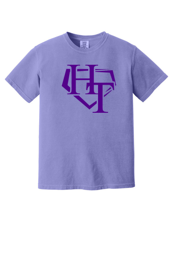 Violet Heavyweight Ring Spun Tee