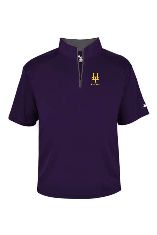 Purple 1/4 Zip Pullover (embroidered)