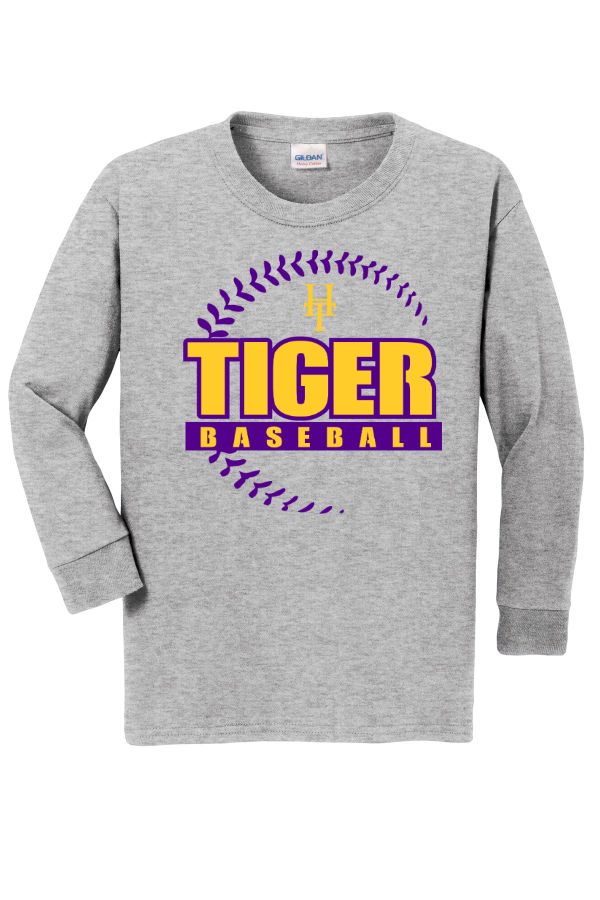 YOUTH 100% Cotton Baseball Seam Long Sleeve