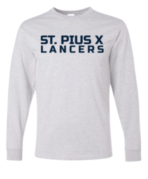 St Pius X Lancer Dri-Power Long Sleeve 50/50 T-Shirt  29LSR