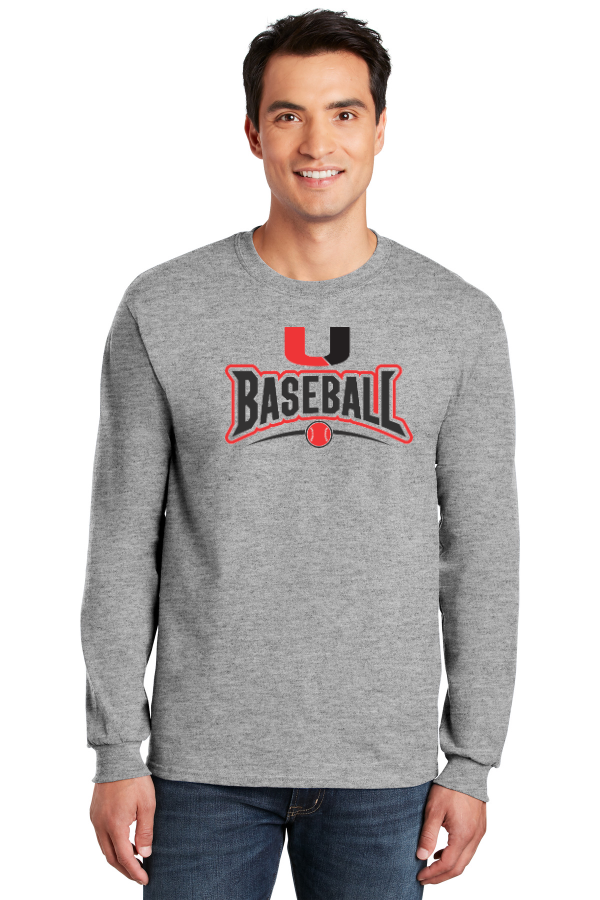 Gildan 100% Ultra Cotton LS T-Shirt Baseball