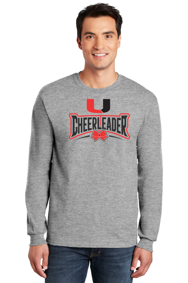 Gildan100% Ultra Cotton LS T-Shirt Cheerleader