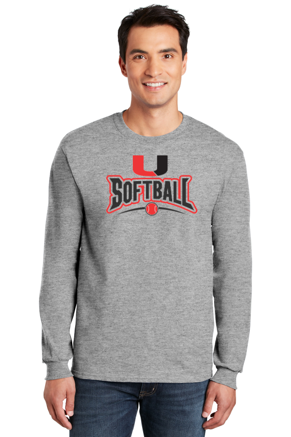 Gildan 100% Ultra Cotton LS T-Shirt Softball