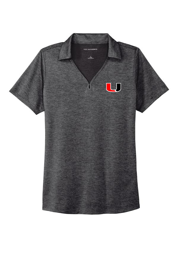 Ladies Shadow Stripe Polo