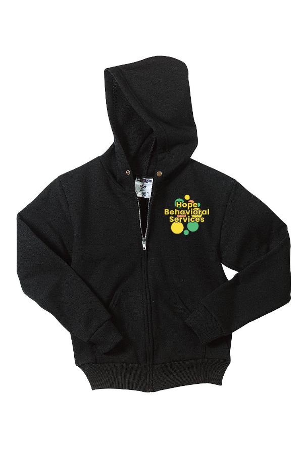 Youth NuBlend Full-Zip Hooded Sweatshirt