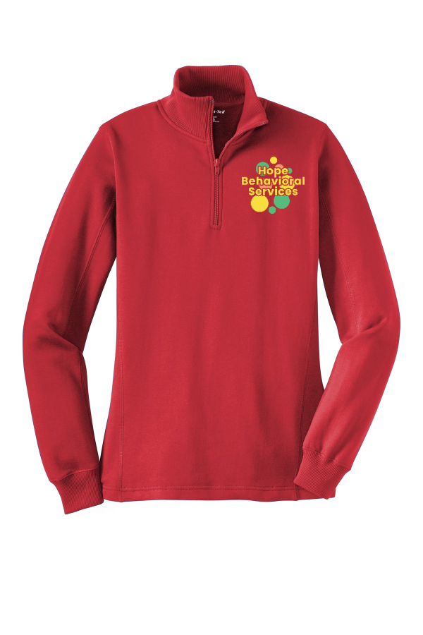 Ladies 1/4-Zip Sweatshirt