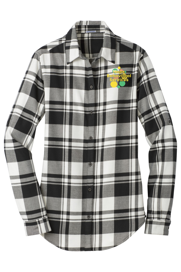 Ladies Plaid Flannel Tunic