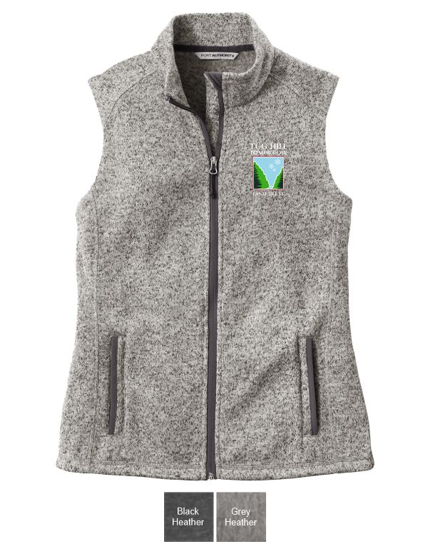 Ladies Sweater Fleece Vest L236